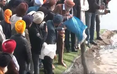 Rituals for Asthi Visarjan of former Prime Minister