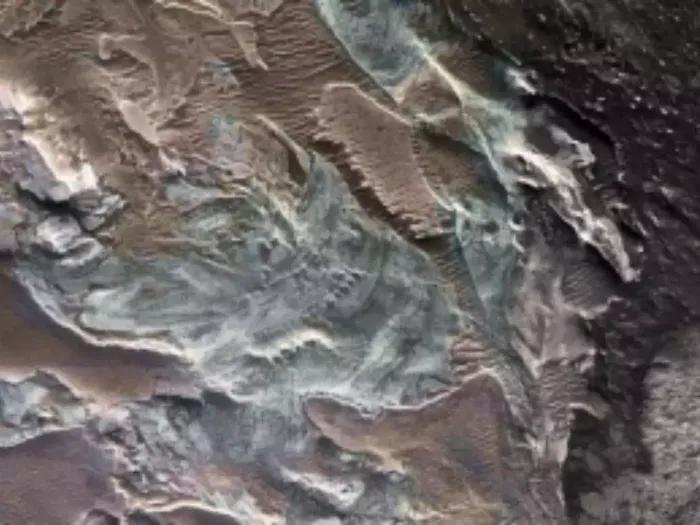 Glacier Near Mars' Equator