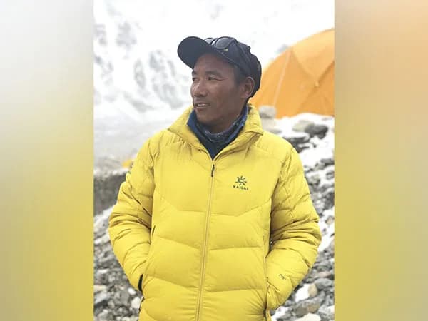 Nepali Sherpa climbs Mount Everest 