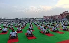 15,000 People Joined The ‘Yoga Mahotsav’