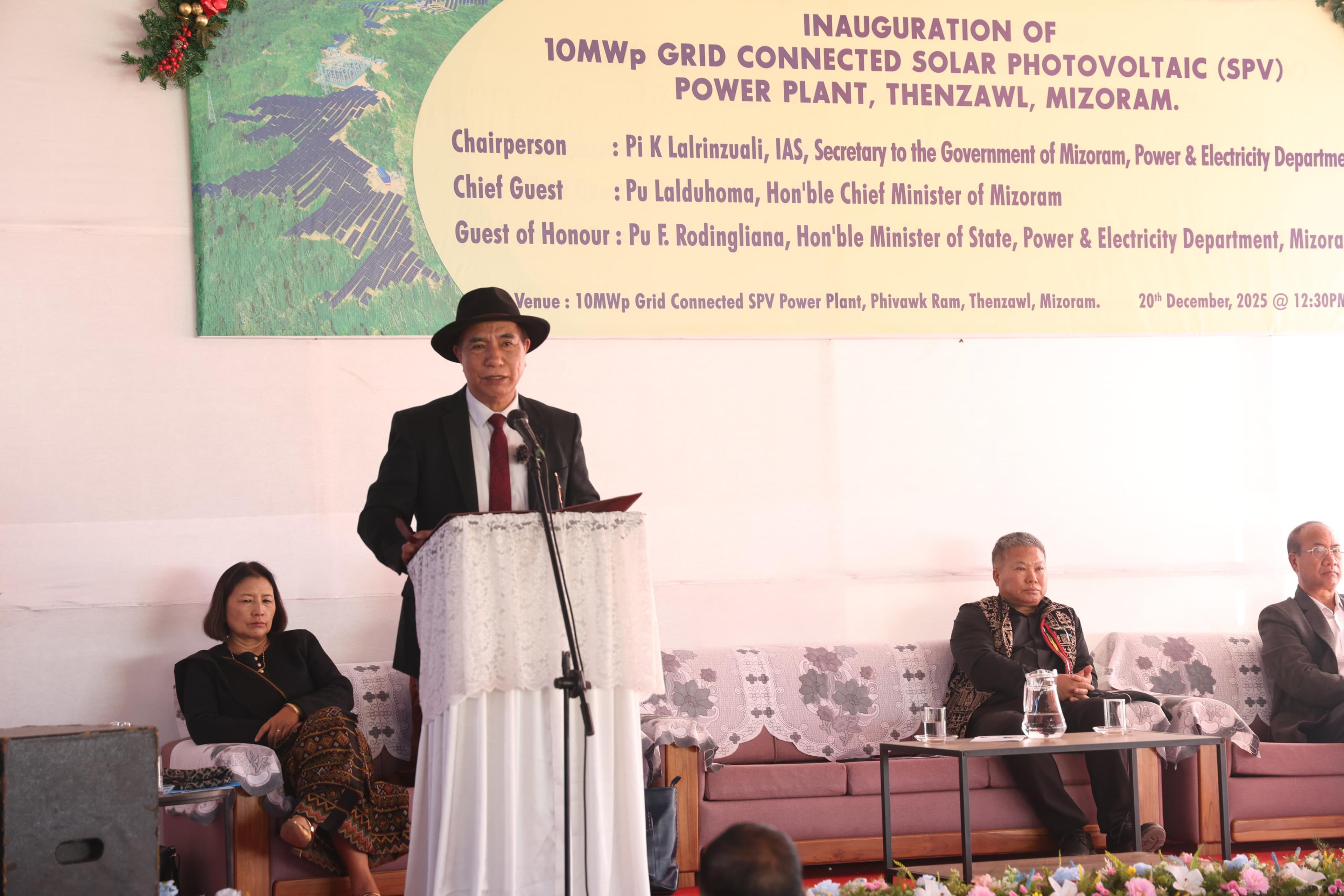 Mizoram freezes power tariffs for five years, ramps up renewable energy push: CM Lalduhoma