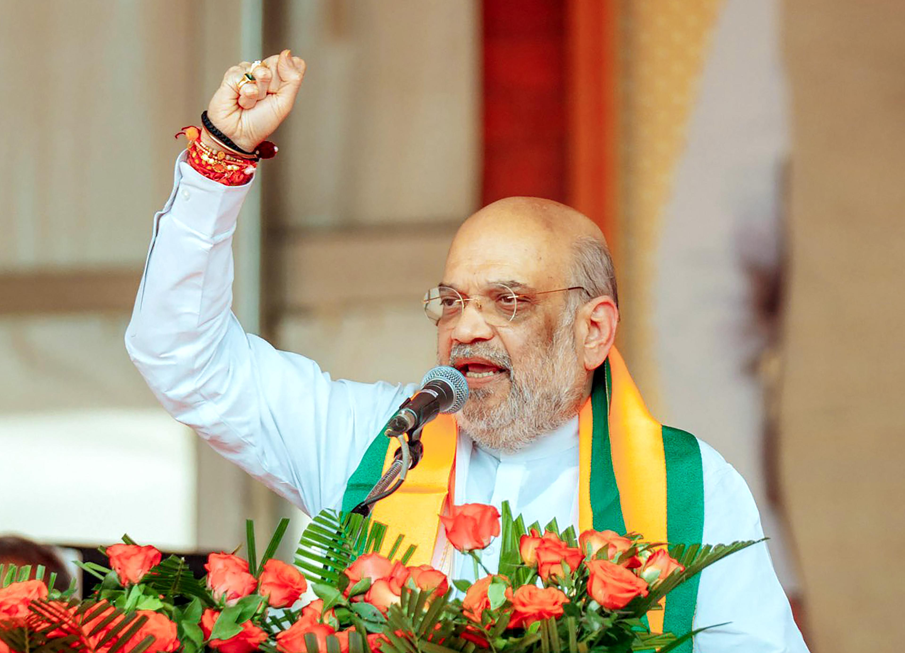 HM Shah welcomes 21 Maoists embracing new life chapter in Chhattisgarh