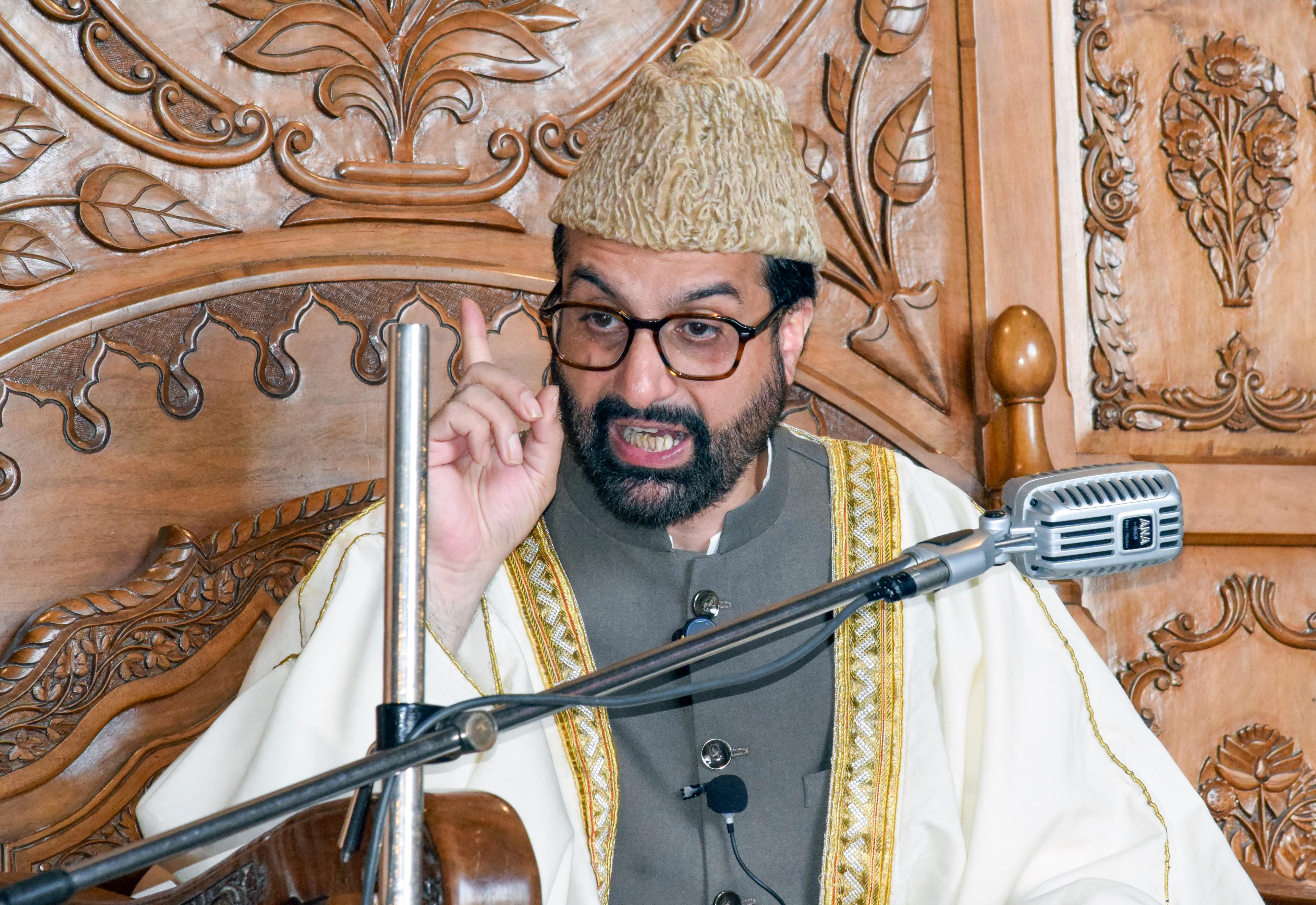 Deeply disturbed by killings in PoK: Mirwaiz Umar Farooq