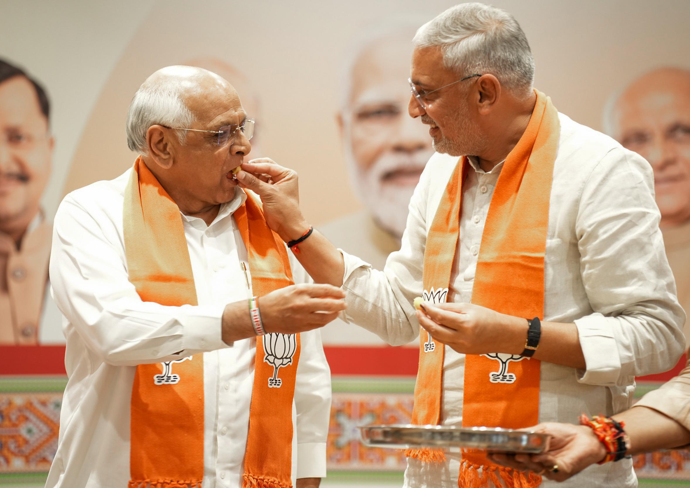 ‘Lotus bloomed due to workers’: Gujarat CM on poll victory