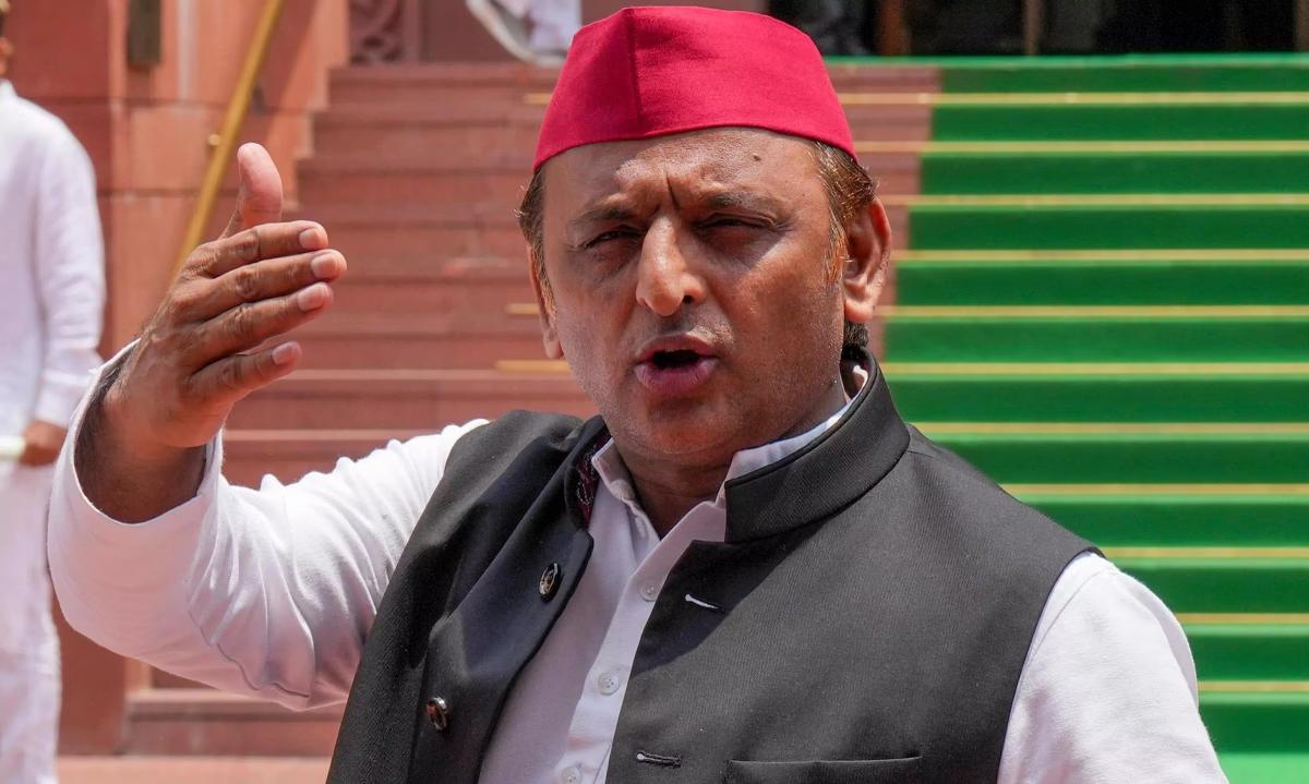 SP Chief Akhilesh Yadav Alleges BJP