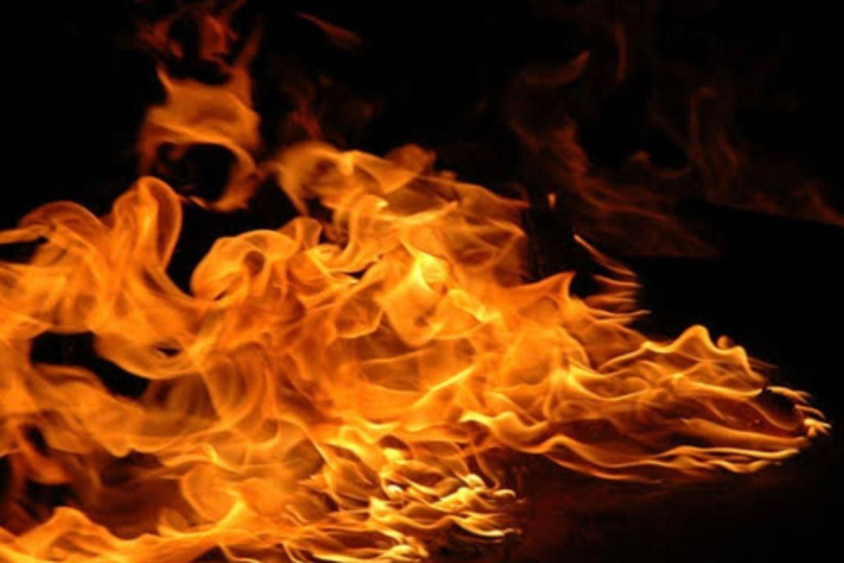 fire at Malakpet Metro