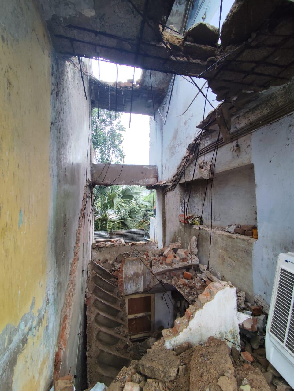 Portion of dilapidated building collapses in Ahmedabad, 16 rescued