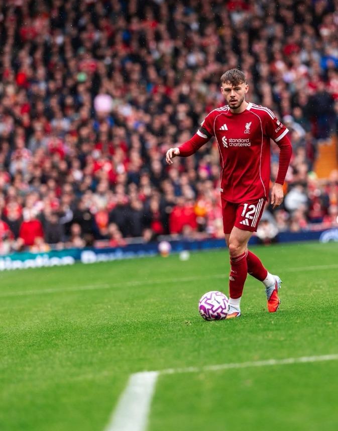 Liverpool's defender Conor Bradley out of the season with knee injury