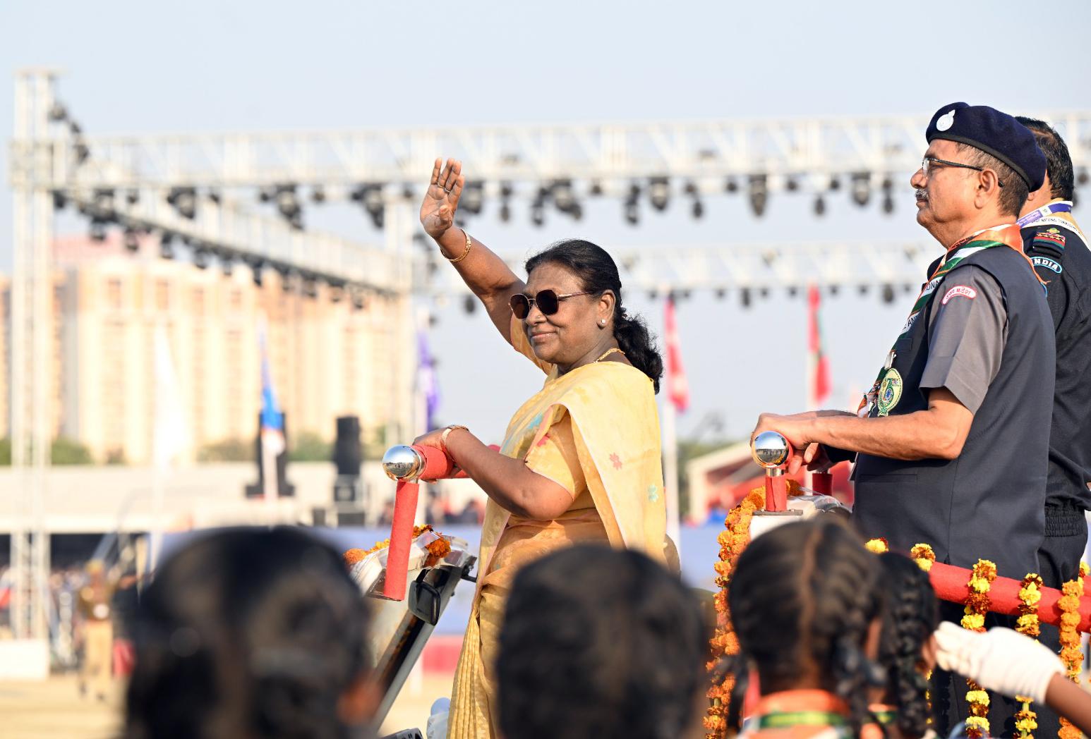 Diamond Jubilee: President Murmu attends closing ceremony of Bharat Scouts and Guides