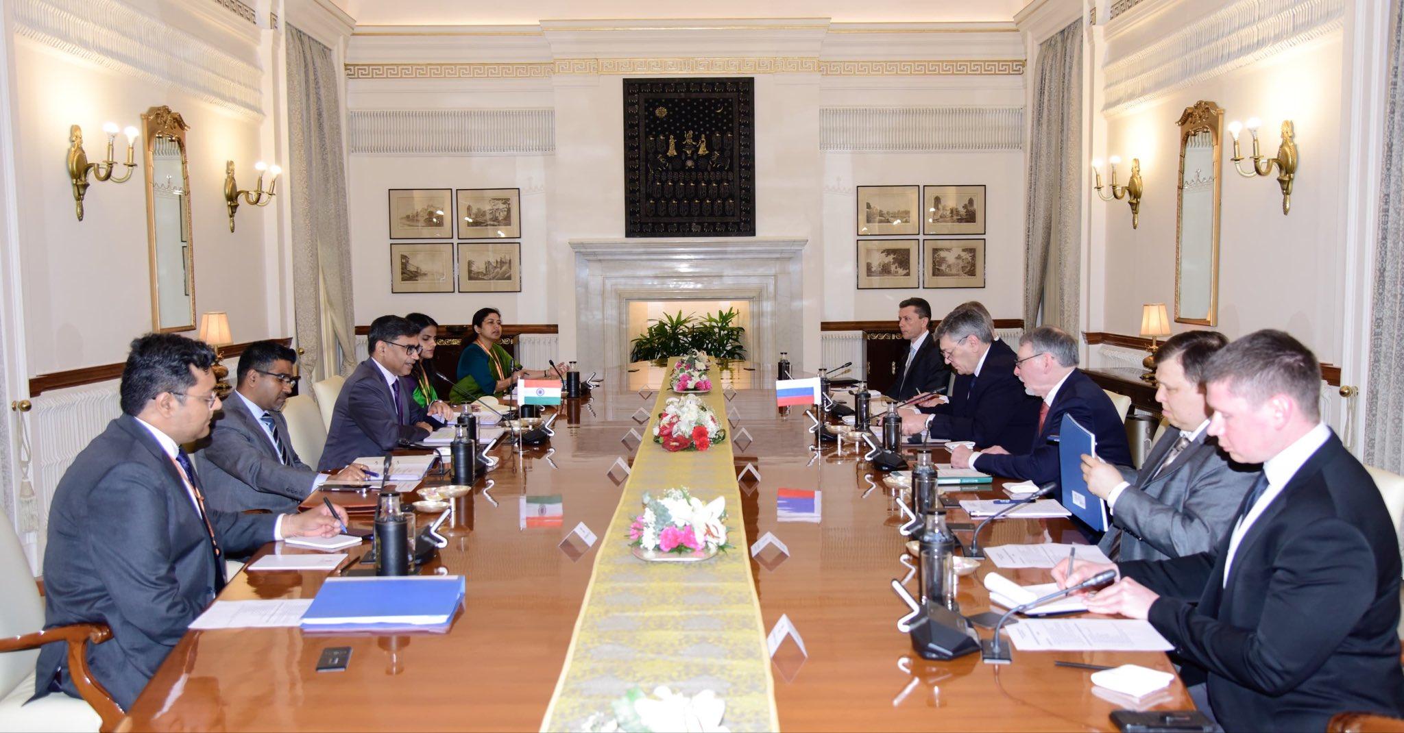 India, Russia discuss bilateral ties and issues of mutual interest