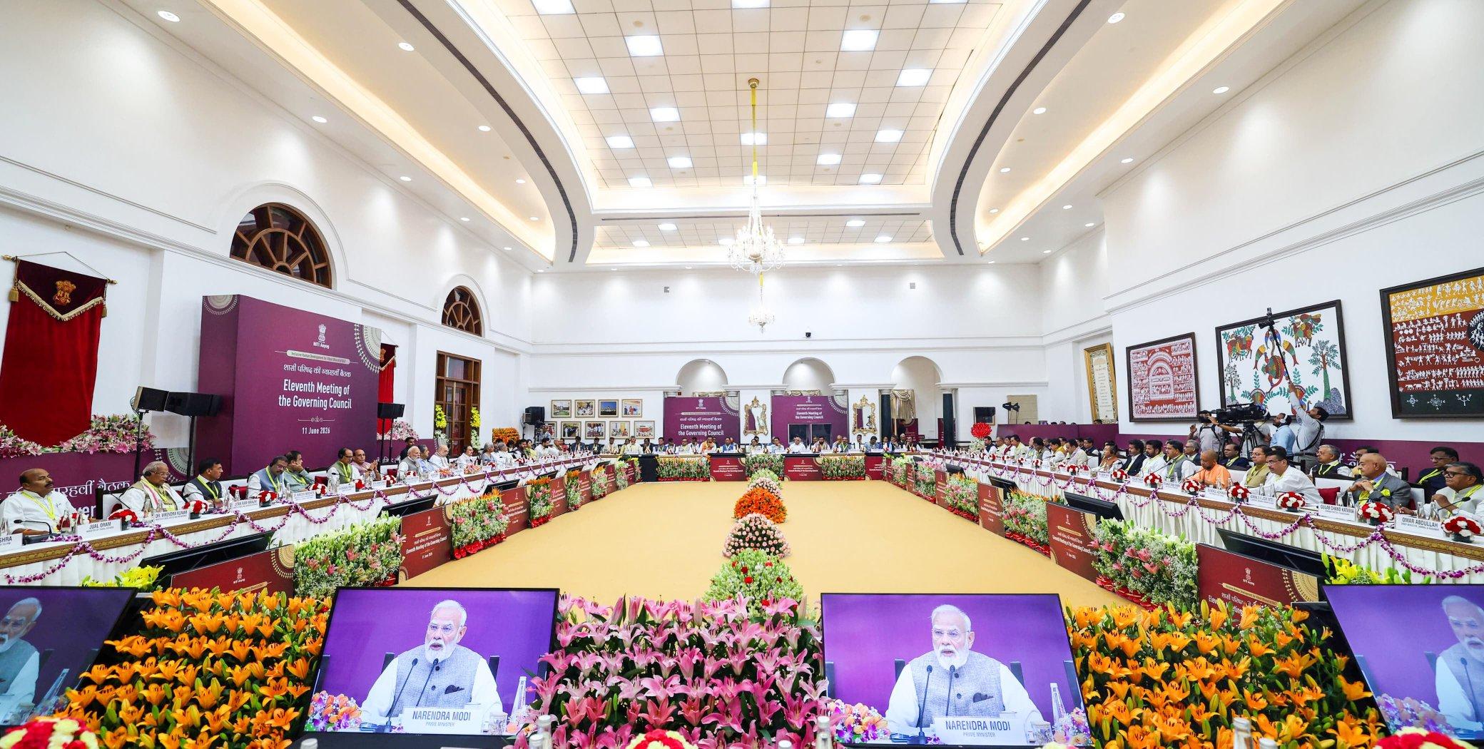 MP CM pushes for inclusive growth, Viksit Bharat at Niti Aayog meet