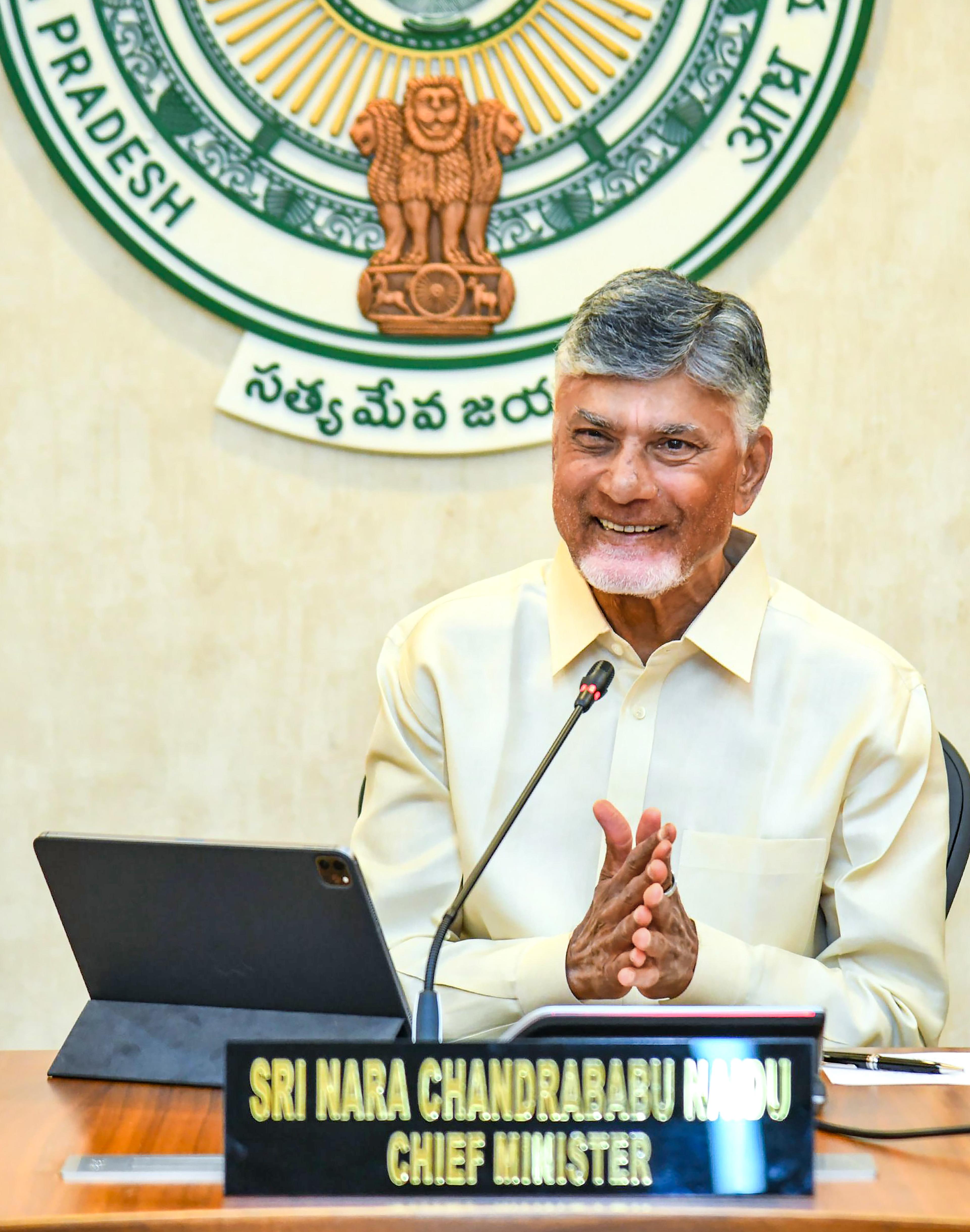 YSRCP conspiring to create unrest, claims Andhra CM Naidu