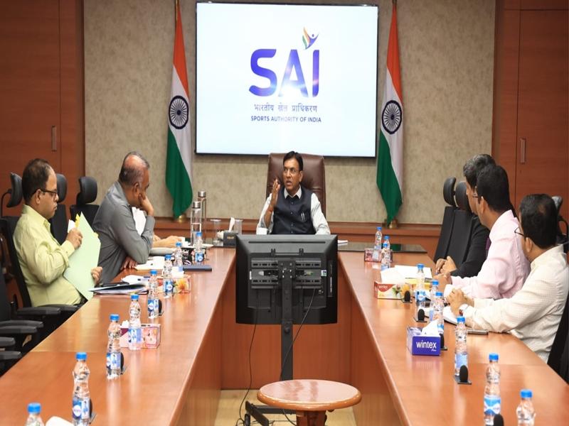 Sports Minister Mansukh Mandaviya reviews preparations for 2026 Asian Games in Japan
