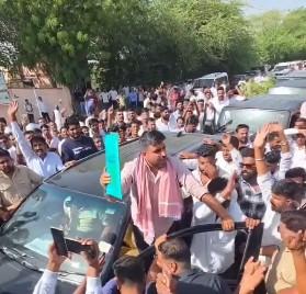 Rajasthan MLA pours petrol on self during protest march in Barmer