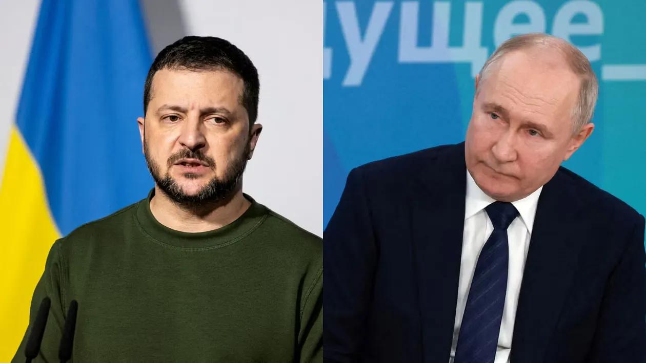 Volodymyr Zelenskyy, Vladimir Putin