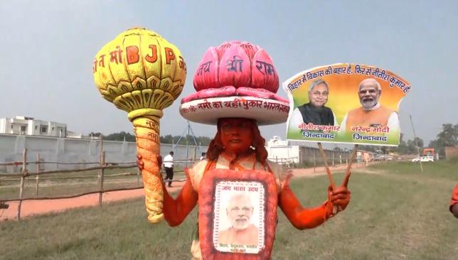 ‘Biggest fan of PM Modi’: Begusarai resident attends 160 rallies across India dressed as Lord Hanuman