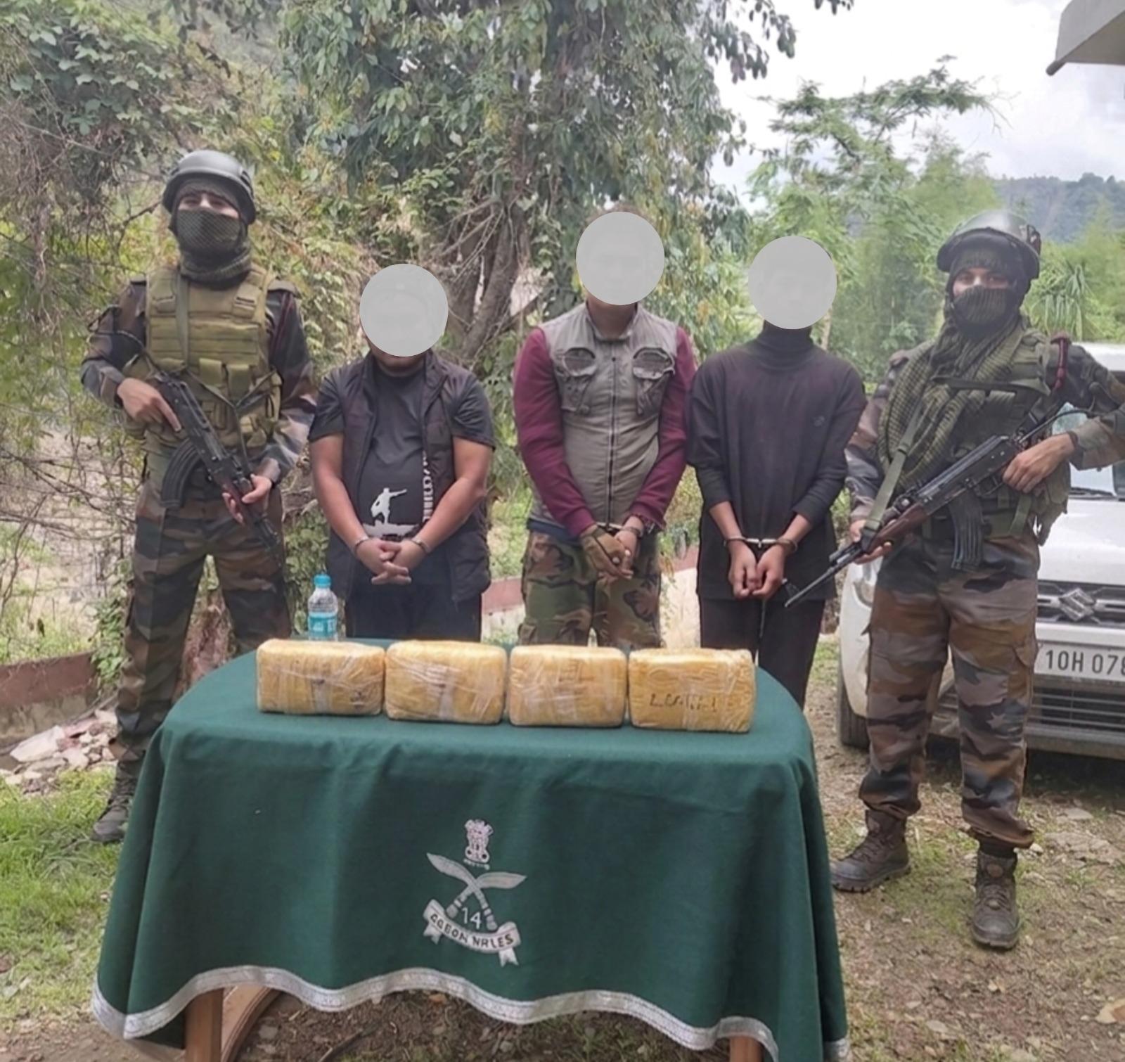 Assam Rifles, Mizoram Police seize methamphetamine tablets haul in twin operations, 3 held
