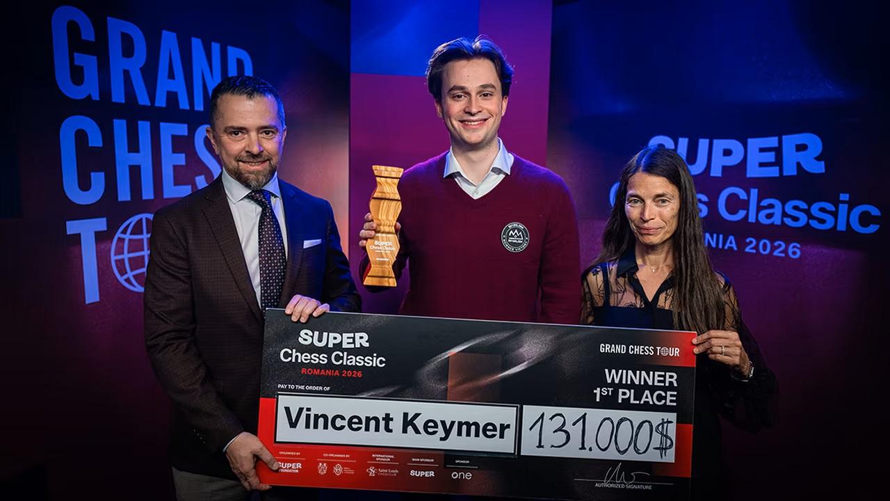 Grand Chess Tour: Vincent Keymer wins Super Chess Classic Romania in breakthrough debut
