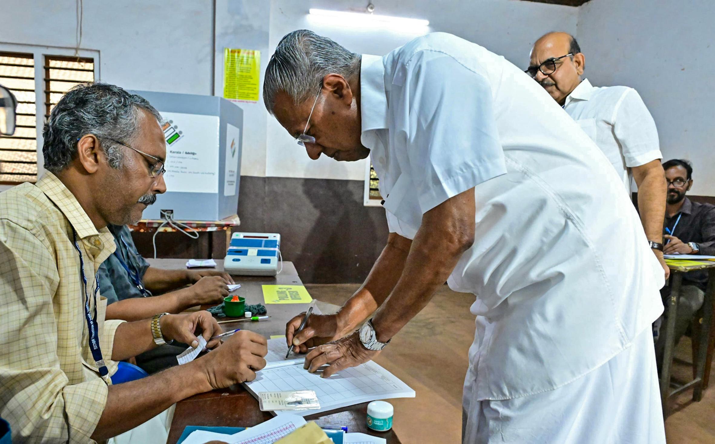 Kerala results: CM Vijayan trailing in early trends