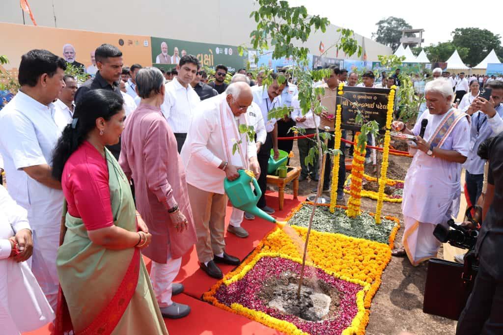 Ahmedabad pushes ahead with mission for million trees, Gujarat CM joins to plant saplings