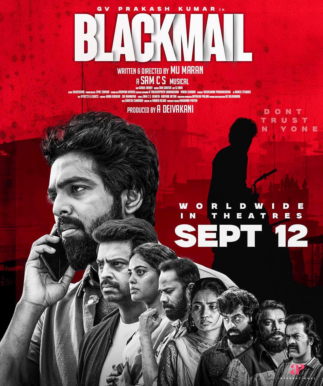 G V Prakash-starrer ‘Blackmail’ is inspired by true incidents, says director Mu Maran (IANS Exclusive)