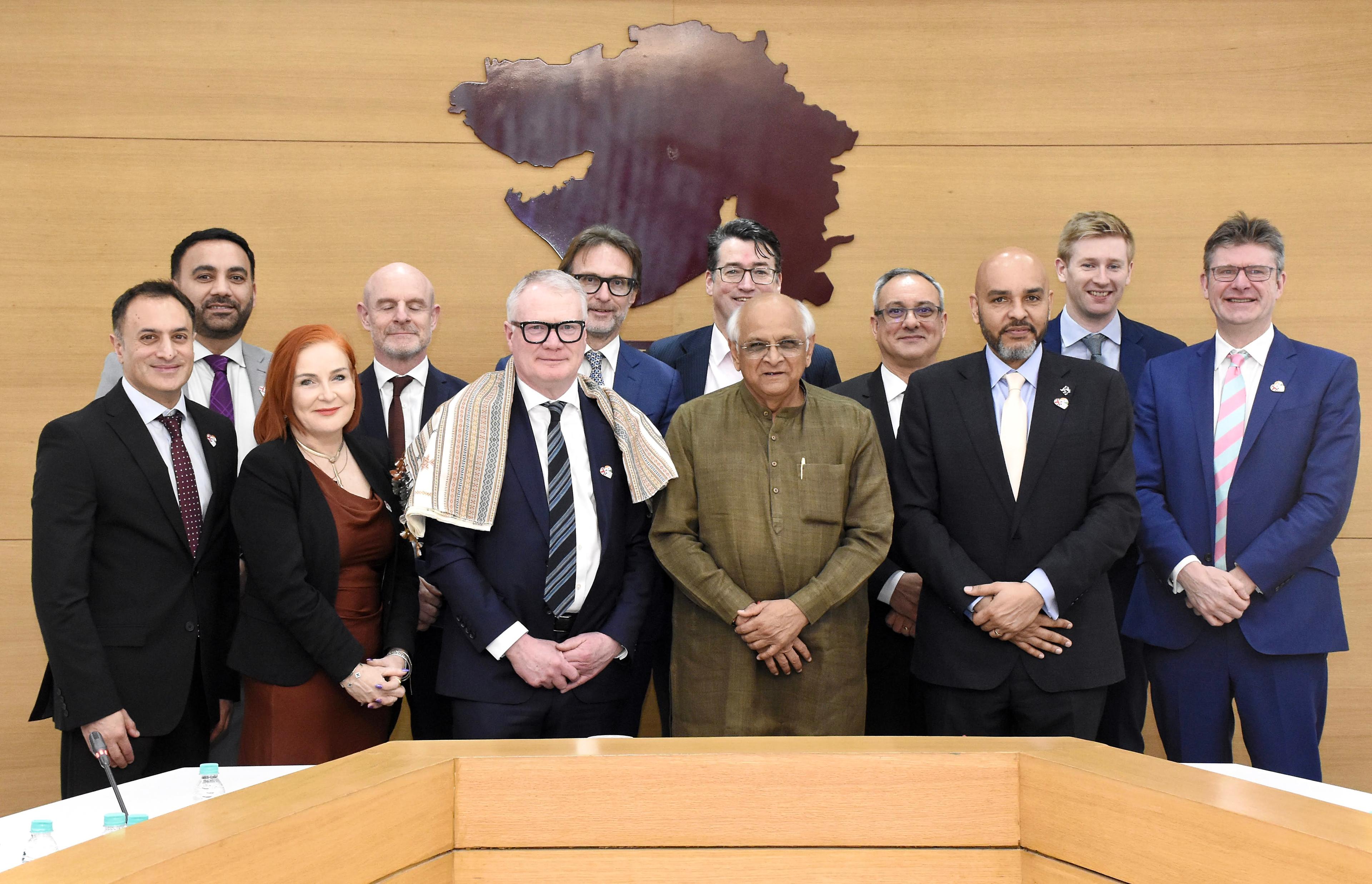 Gujarat, West Midlands discuss education, green economy and AI cooperation after UK–India trade deal