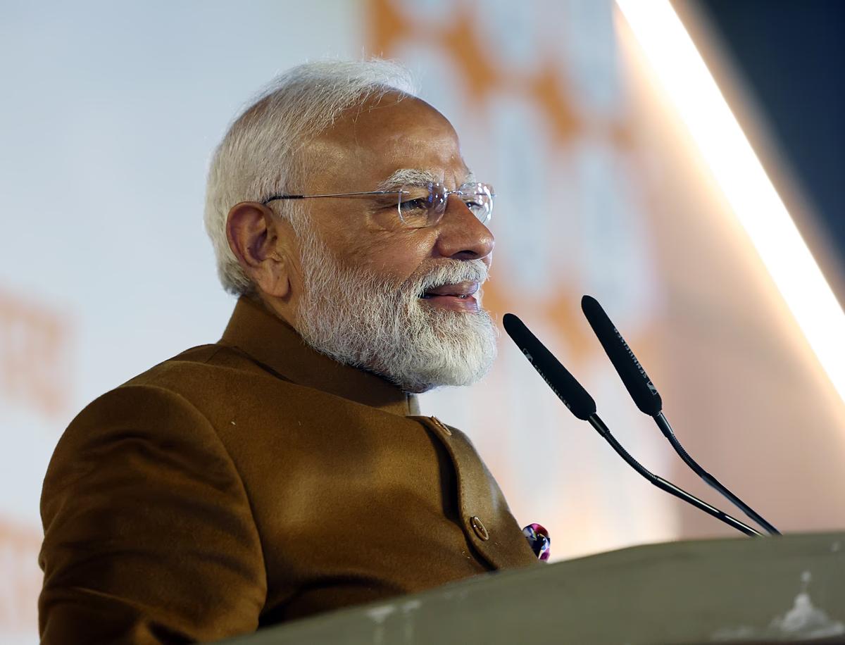 Indian PM Narendra Modi On Green Hydrogen