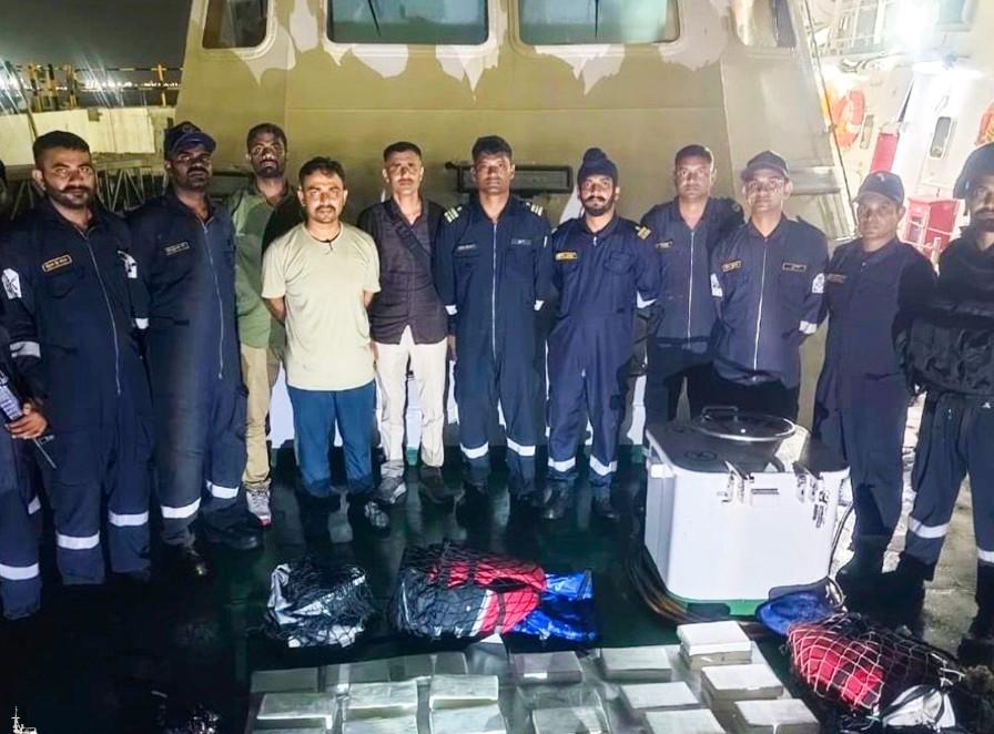 Indian Coast Guard, Guj ATS siege 115 kg cocaine in joint maritime anti-smuggling operation