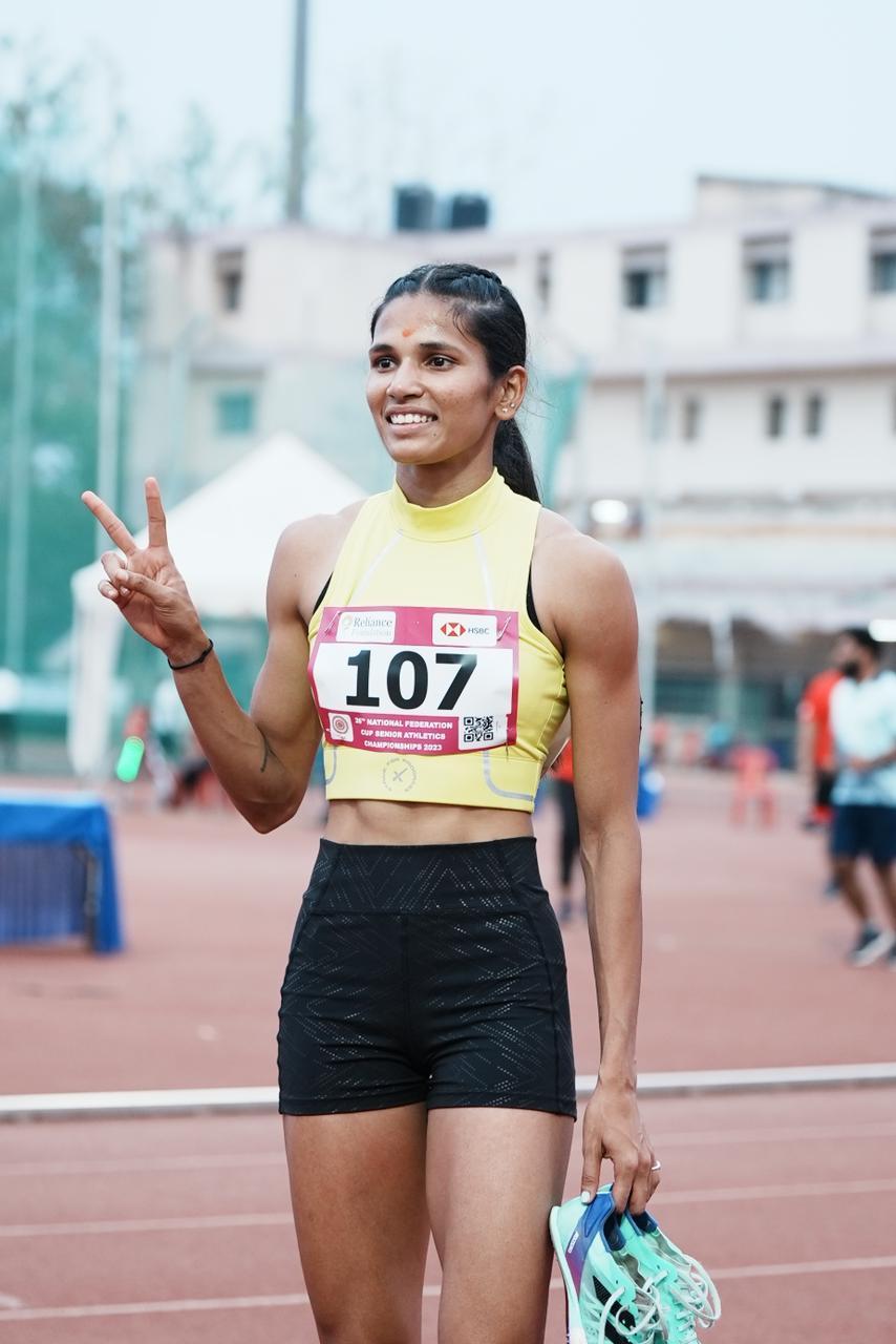 Asian Athletics C'ships: Yarraji wins gold in women’s 100m hurdles, Sable shines in men's 3000m steeplechase